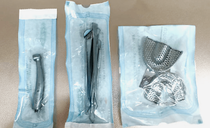 滅菌パックで保管